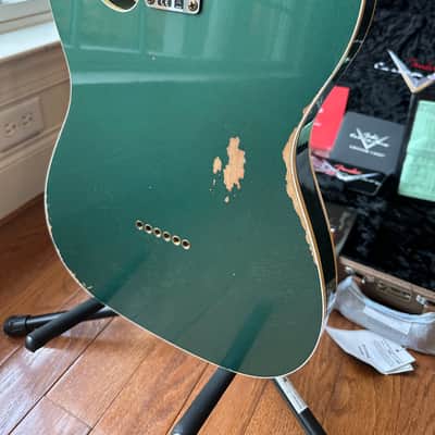 2024 Fender Custom Shop '59 Telecaster Custom Relic - Aged Sherwood Green Metallic image 10