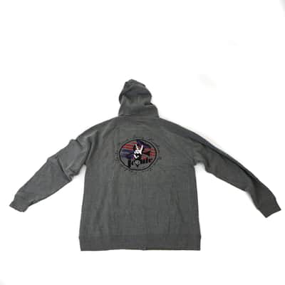 Peace Love and Freedom Gray Hoodie - M image 3