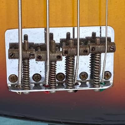 Fender Jazz Bass 1966 - Sunburst Dot/Binding - Super image 17
