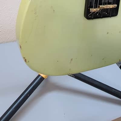 MJT All Parts Telecaster VIDEO NOW 👂 ITEXCELLENT 🎸 Relic Partscaster Demarzio - P90 Neck 2026 - Green image 7