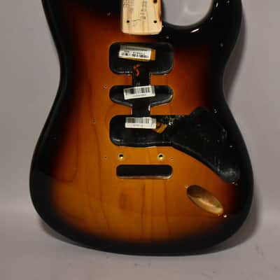 2021 Fender American Ultra Stratocaster Body 2-Tone Sunburst image 1