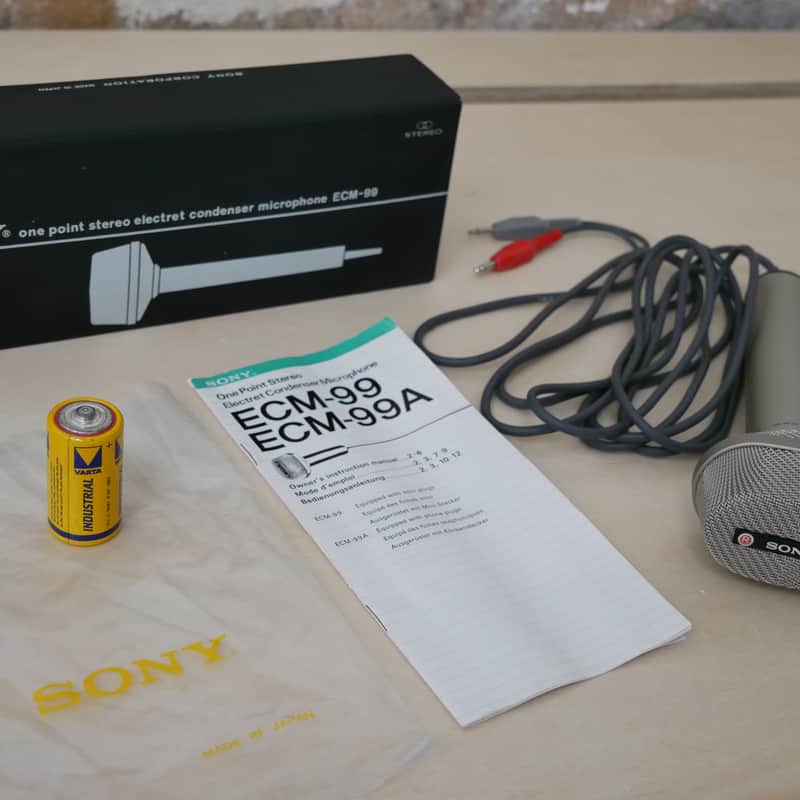 1978 Sony ECM-99 Argent