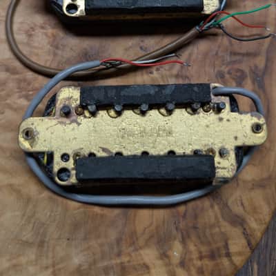 Ibanez Prestige V87 V77 7 String Electric Guitar Pickup Set Black Humbuckers Japan Bridge & Neck RG7421 image 7