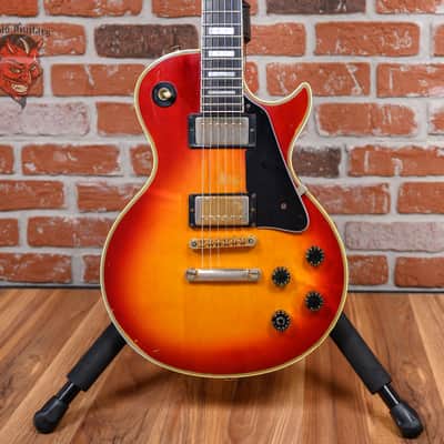 Gibson Les Paul Custom Plain Maple Top Cherry Sunburst 1981 w/OHSC (Refret) image 1