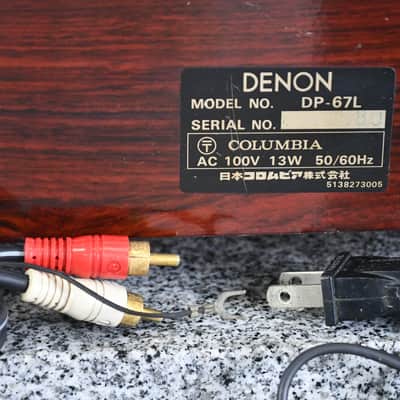 Denon DP-67L Direct Drive Record Player Turntable in Good Condition. image 22
