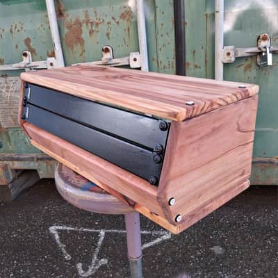 MusicNetwork 2U-A Angled Rack Prototype 2025 - Redwood Natural image 5