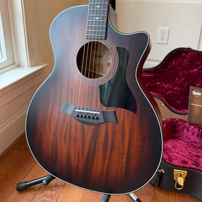 2021 Taylor 324ce Grand Auditorium V-Class Bracing - Shaded Edge Burst image 2