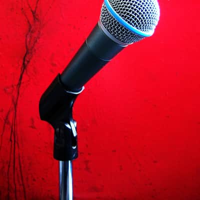 Vintage RARER 1980's Shure BETA 58 / SM58 dynamic cardioid microphone USA Low Z w accessories SM58 # 3 image 4