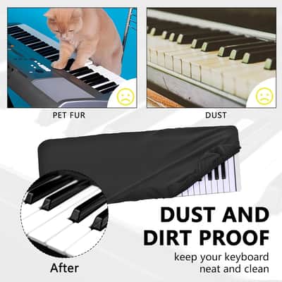 MIDI controller Keyboard Dust Cover, Compatible with Arturia KeyLab 49 Mk3,Essential 49 mk3,Mk2,Luxury Chinlon Anti-dust & Scratch-proof, Smooth Touch & Custom Fit image 3