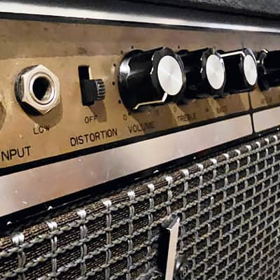 Pearl SS-101 100W Solid State Guitar Combo Amp 1970s w/ Original Aluminum Case image 12