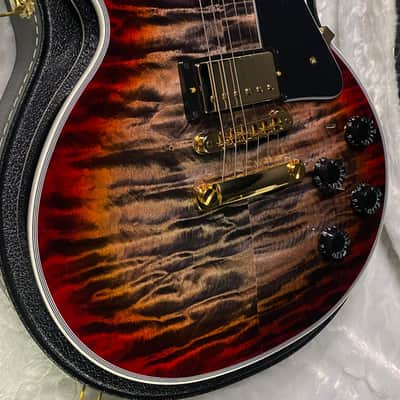 NEW! Gibson Dealer Select Custom Shop Les Paul Custom Monster Quilt - Pearl Black Burst - Authorized Dealer - WOW! 10lbs - G07377 image 7