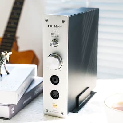 HiFiMan EF500 Desktop Balanced DAC and Headphone Amplifier with Streaming Support, Gray/Silver image 4