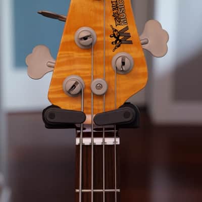 Ernie Ball Music Man Classic Sabre Bass with Rosewood Fretboard - Black image 4