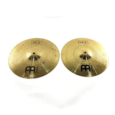 Used Meinl 14 HCS Hi Hat Cymbals image 1