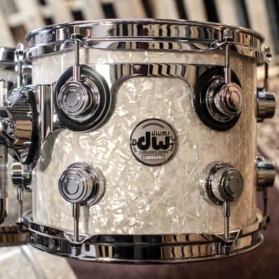 DW Collector's Ultra White Marine Pearl Drum Set - 22,10,12,16 - SO#1149840 image 5