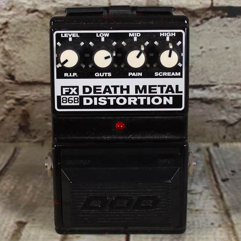 DOD FX 86B DEATH L ディストーション メタル DOD Death Metal Distortion FX86B | Reverb