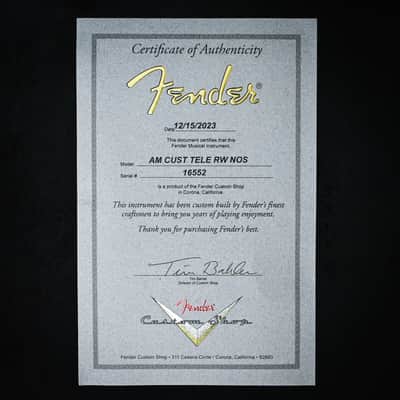 Fender Custom Shop American Custom Telecaster NOS- Aged Charcoal Frost Metallic/ Aged Black Back & Sides 2023 (XN16552) image 6