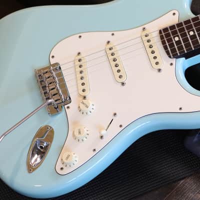 2017 Fender Limited Edition American Professional Stratocaster w/ RW Neck Electric Guitar Daphne Blue + COA OHSC image 7