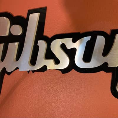 Vintage Gibson Dealer “ PURE” Sign 3 Feet! image 8