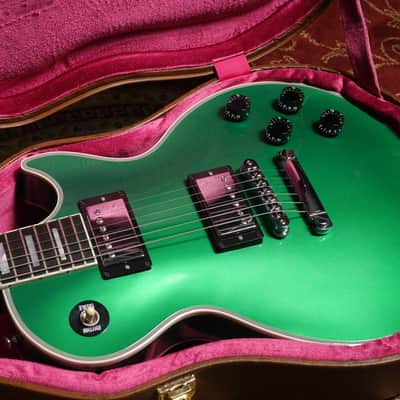 Gibson Custom Shop Order Custom Collection Les Paul Custom Planet Green Metallic-2016 image 10