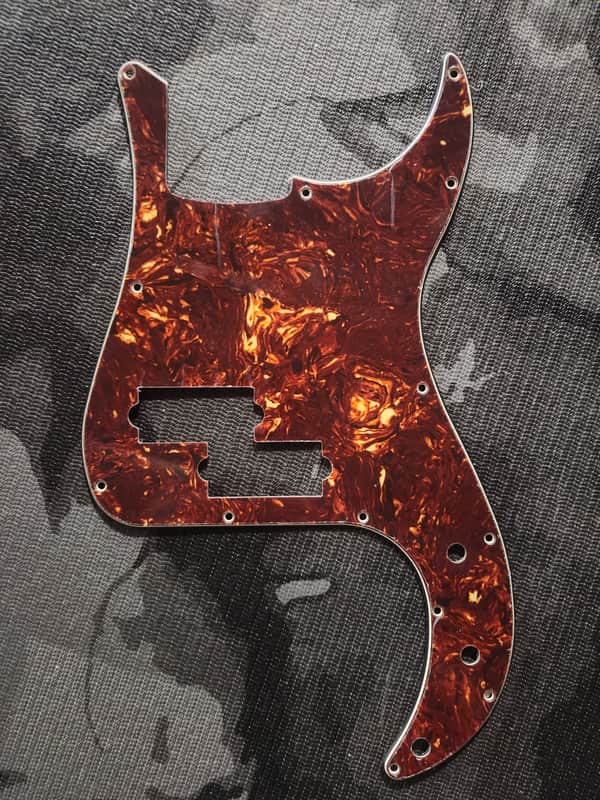 Custom Red Tortoise Precision Pickguard image 1