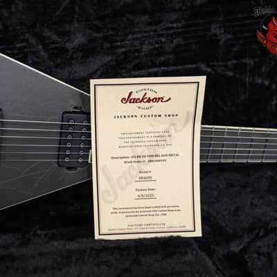 Jackson USA Custom Shop RR 2H Slab Top Rhoads Gun Metal Nitro Studio Relic 2025 w/OHSC image 13