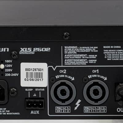 Crown XLS 2502 2-Channel Power Amplifier DSP DriveCore 2 775W Stereo Amp image 5
