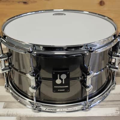 Sonor Kompressor Brass 13x7" snaredrum image 8