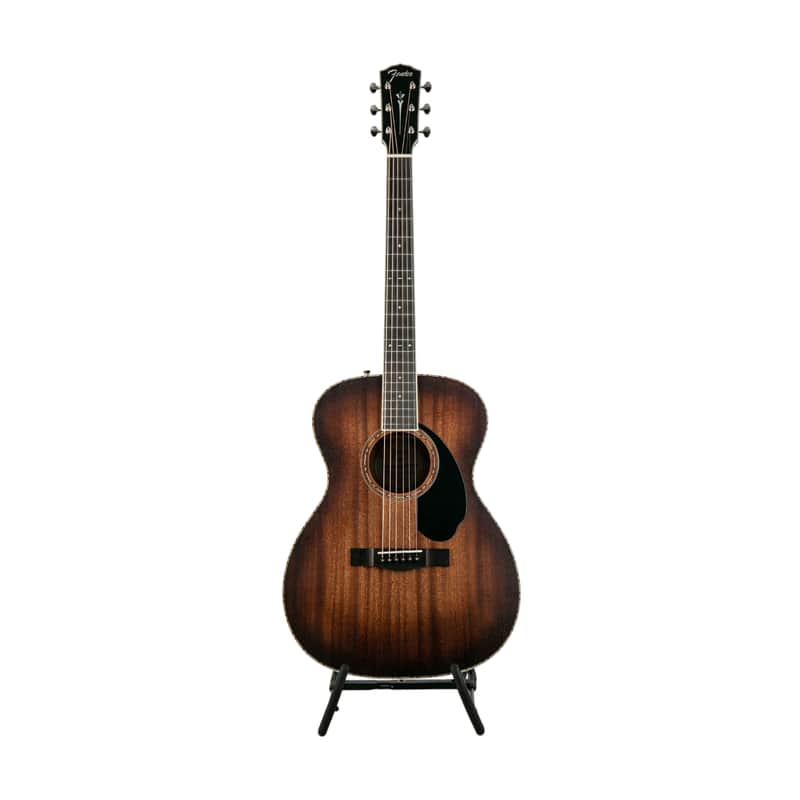 Fender PO-220E Orchestra Electro Acoustic Guitar, Aged Cognac Burst, CC22050XXXX image 1