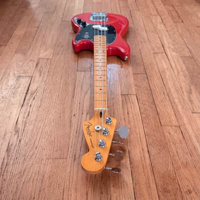 Fender American Professional Classic Mustang Bass, Faded Dakota Red image 3