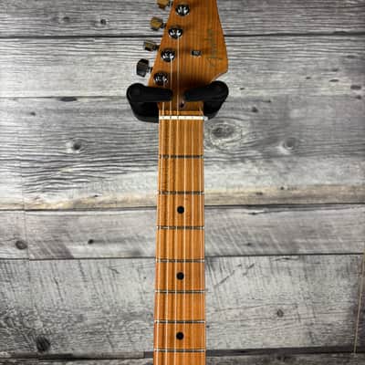 Fender Limited Edition American Ultra II Stratocaster HSS, Roasted Maple Fingerboard, Graffiti Yellow image 6