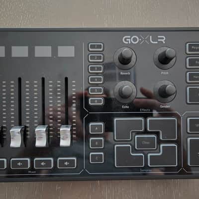 TC Helicon GoXLR, Go XLR, 4-Channel Mixer, Motorized Faders, Sound Board and Vocal Effects - Black image 3
