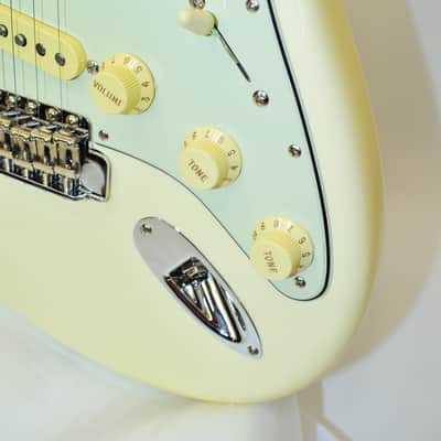 2023 Fender American Vintage II 1961 Stratocaster Electric Guitar, Rosewood Fingerboard, Olympic White w/ Case image 5