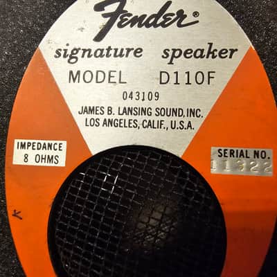 Fender JBL JBL D110F Speaker x 4 image 15