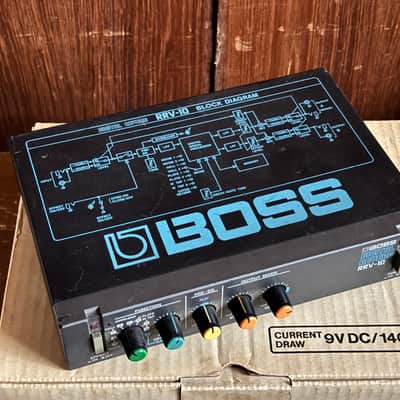 BOSS RRV-10 RRV 10 DIGITAL REVERB Vintage half - rack w/ box image 4