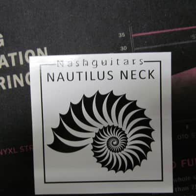 Nash Guitars Nautilus Neck Sticker imagen 2