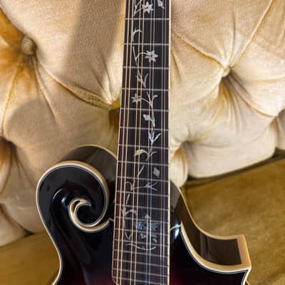 Morgan Monroe MMS5W "Tree of Life" F-Style Mandolin w/case - Sunburst image 5