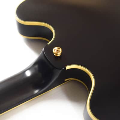 Epiphone Emily Wolfe Sheraton Stealth Semi-Hollow [DEMO] 2022 - Black Aged Gloss image 11
