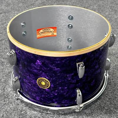 Gretsch Broadkaster 3pc Drum Set 22/12/16 Purple Marine Pearl image 6