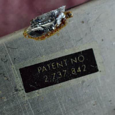 Vintage 1967 Gibson Patent Sticker T-top Humbucking Pickup 7.39k Les Paul SG STD image 10
