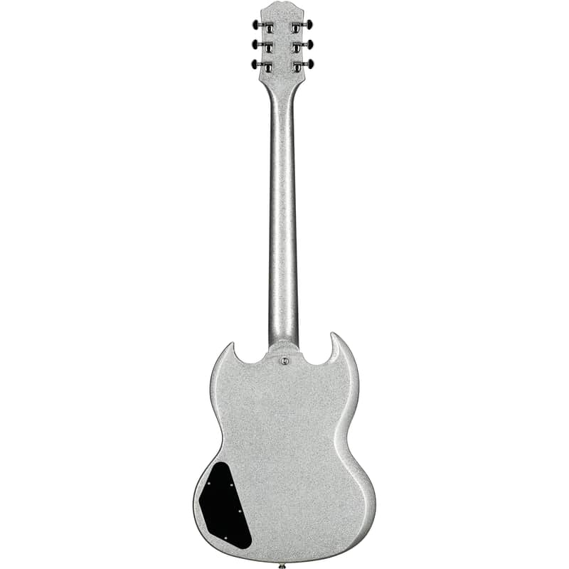 Epiphone Exclusive SG Custom Electric Guitar, Silver Sparkle | Reverb