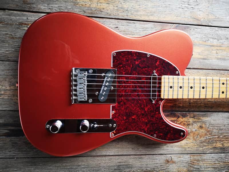 2021 Fender Player Plus Telecaster w/ Maple Fretboard and Fishman Piezo Bridge  - Aged Candy Apple Red