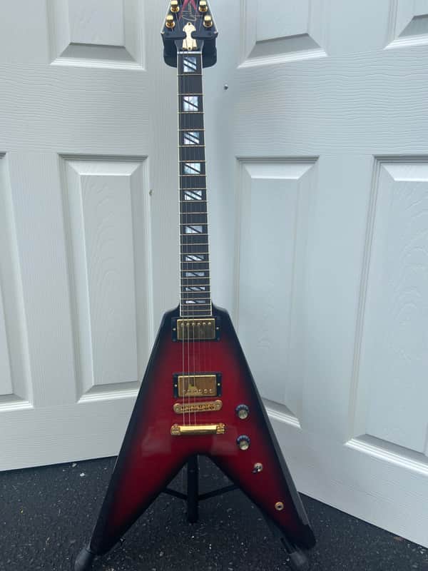 Gibson 50th Anniversary Flying V 2008 - Brimstone Burst. Guitar of the month! + OHSC image 1