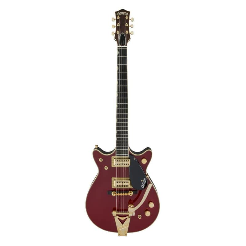 Gretsch G6131T-62 Vintage Select '62 Jet 6-String Right-Handed Electric Guitar with Bigsby, Ebony Fingerboard, and TV Jones Classic Pickups (Vintage Firebird Red) image 1