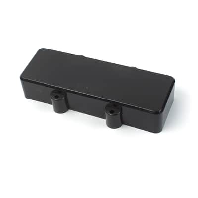 Double J style Humbucker Bass Guitar Pickup cover ,Large 113mm Black image 2