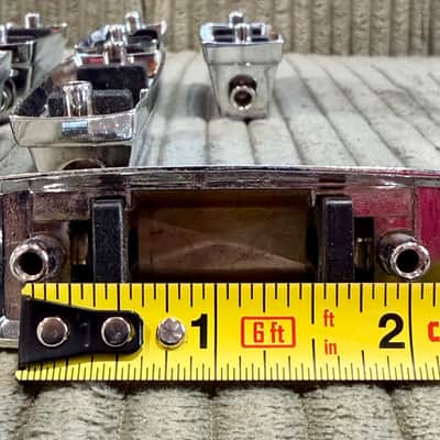 Snare Drum Lugs — Set of 8 Chrome Double-Ended w/ Tension Rods & Butt Plate image 3