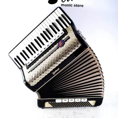 Rare Old/Vintage/Antique, German Made Piano Accordion Weltmeister - 120 bass, 16 registers (11+5) - Golden Era - Youtube VIDEO image 13