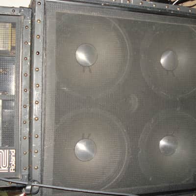 Roland Jazz Chorus 120 Head and ROland 4 by 12" speaker cabinet circa 1984 image 4