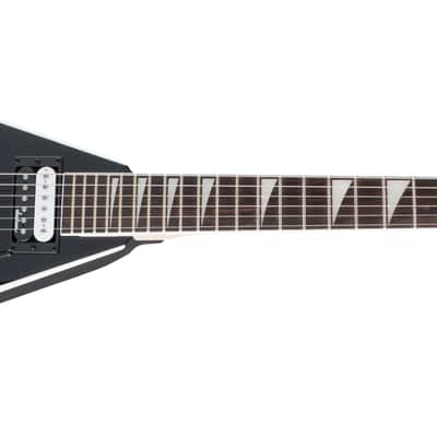 Jackson JS Series King V JS32 Amaranth FB Black with White Bevels image 4