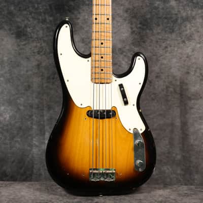 Early 1957 Fender Precision Bass - 2-Tone Sunburst image 11